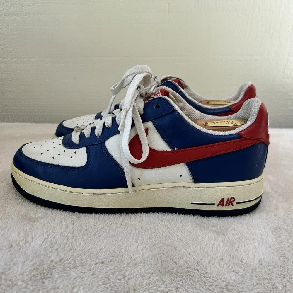 Nike Air Force 1 2004 USA Independence Day Red White Blue Size 9.5